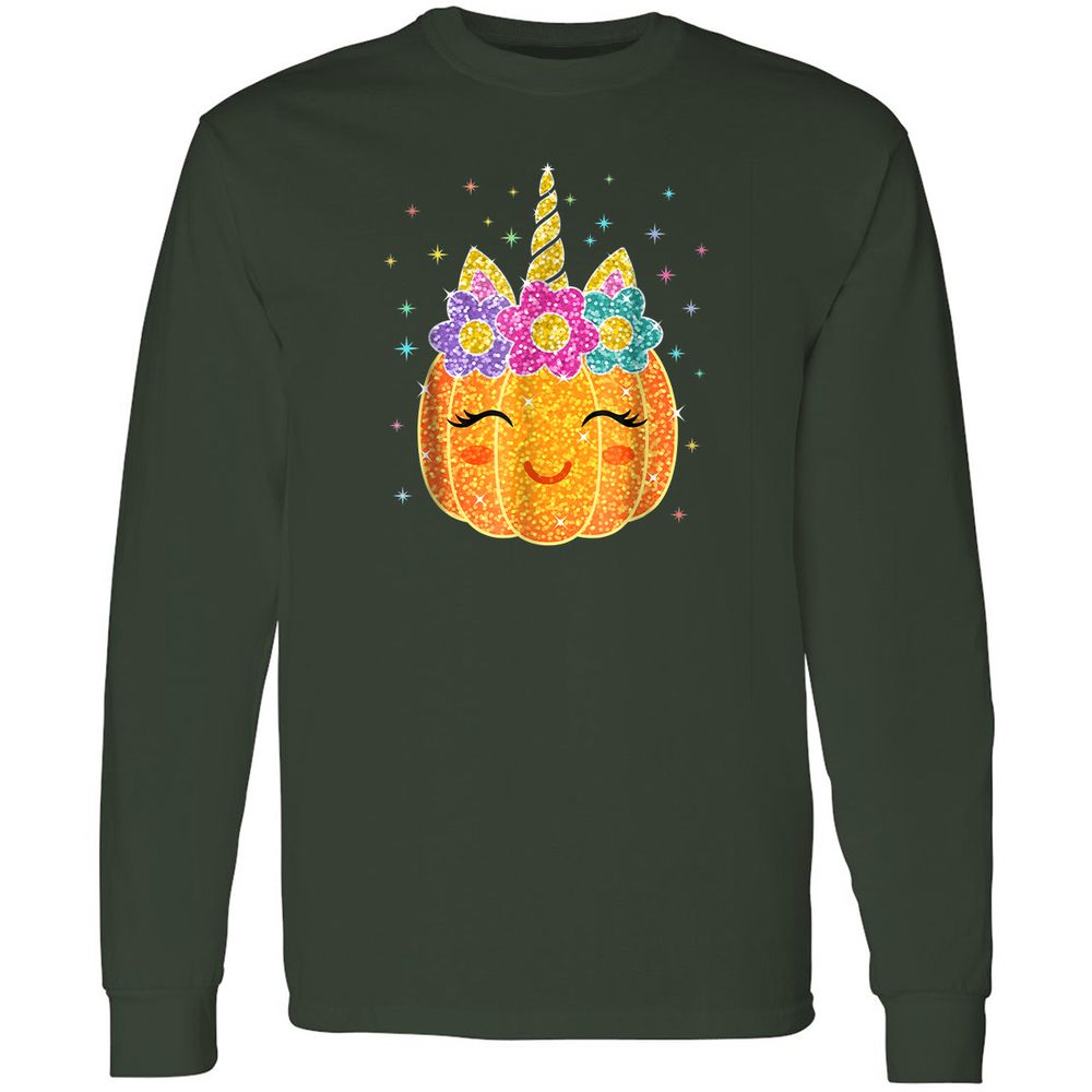 Long Sleeve T-Shirt - UHN1U4GL - Forest Green - 4