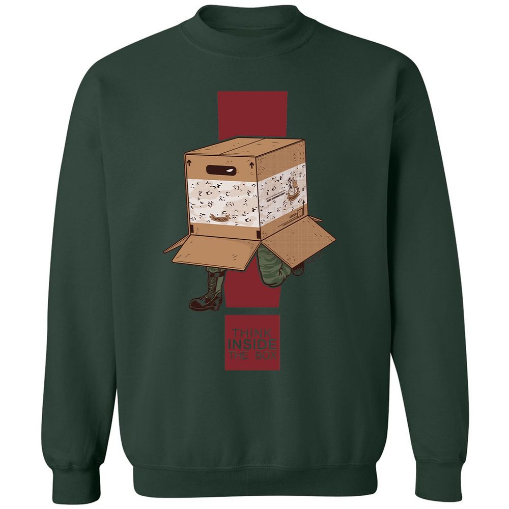 Classic Unisex Sweatshirt - KHM9ULY5 - Forest Green - 4