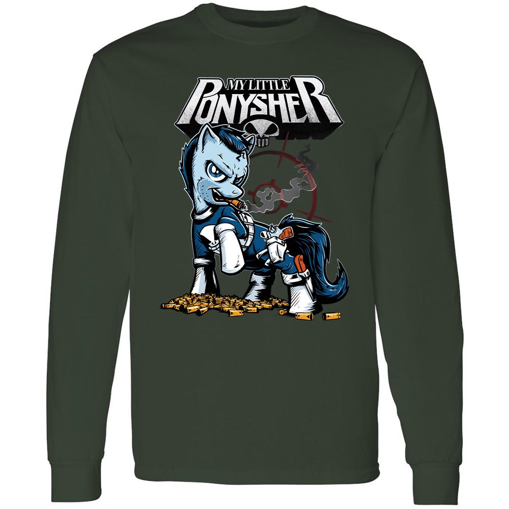 Long Sleeve T-Shirt - CB3EJ9YZ - Forest Green - 4