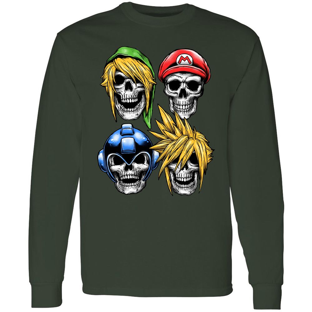 Long Sleeve T-Shirt - WGE2Y9FT - Forest Green - 4
