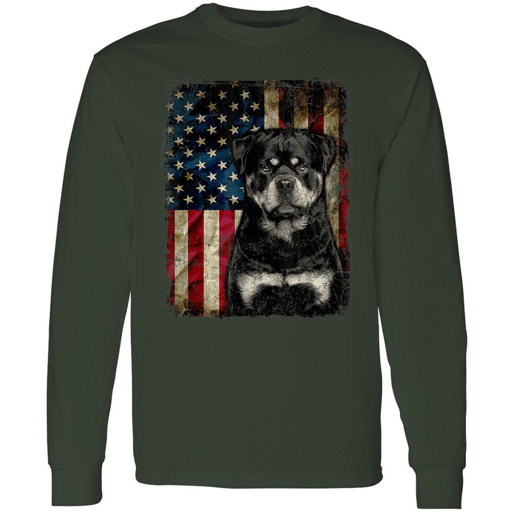 Long Sleeve T-Shirt - NU9SPM7V - Forest Green - 4