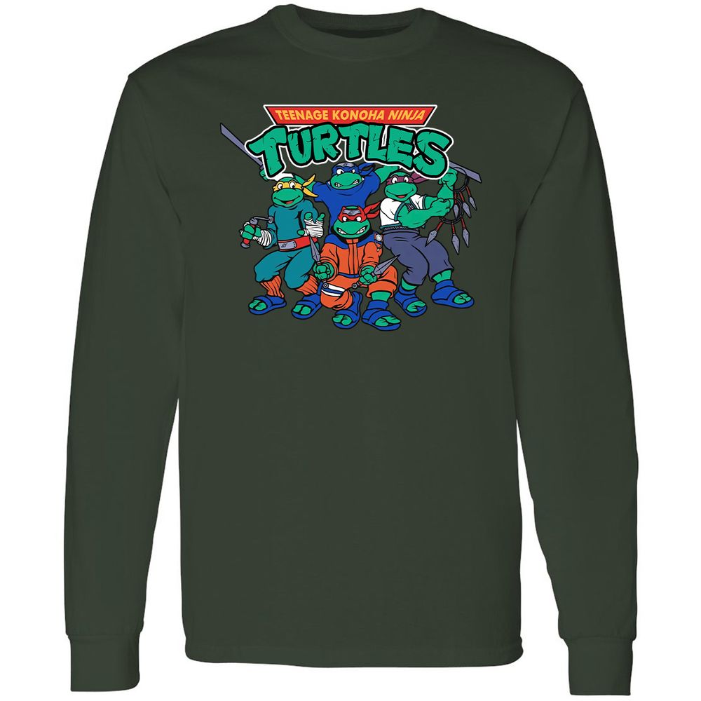 Long Sleeve T-Shirt - R6LUSXWR - Forest Green - 4