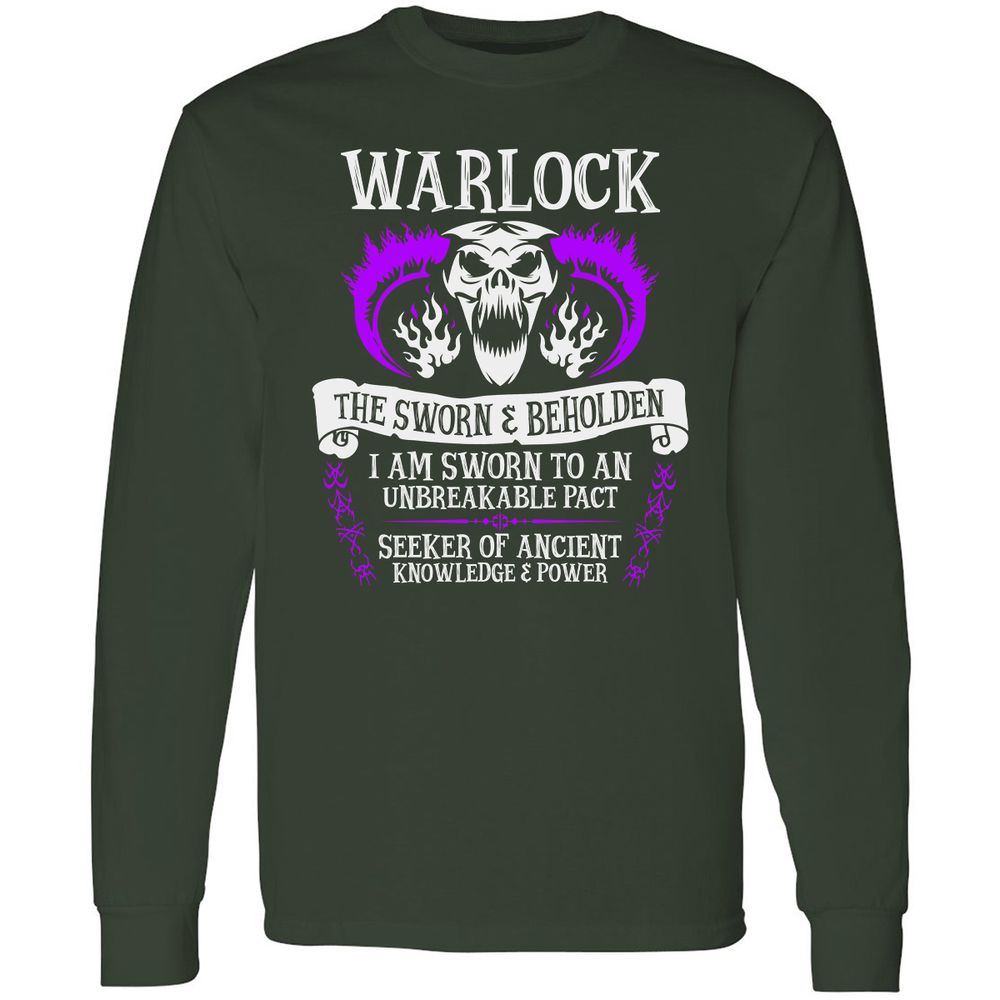 Long Sleeve T-Shirt - ZCLGG6TQ - Forest Green - 4