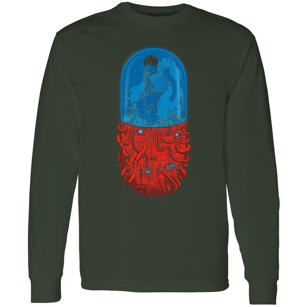 Long Sleeve T-Shirt - 2XMUPGBV - Forest Green - 4