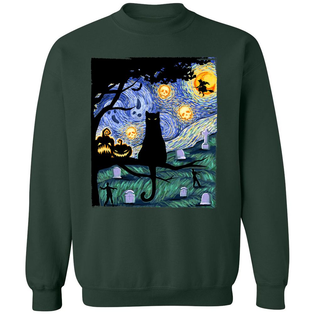Classic Unisex Sweatshirt - UWFHC3CC - Forest Green - 4