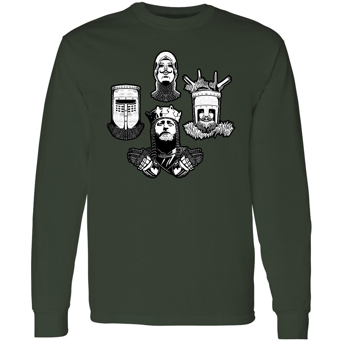 Long Sleeve T-Shirt - QPP17699 - Forest Green - 4