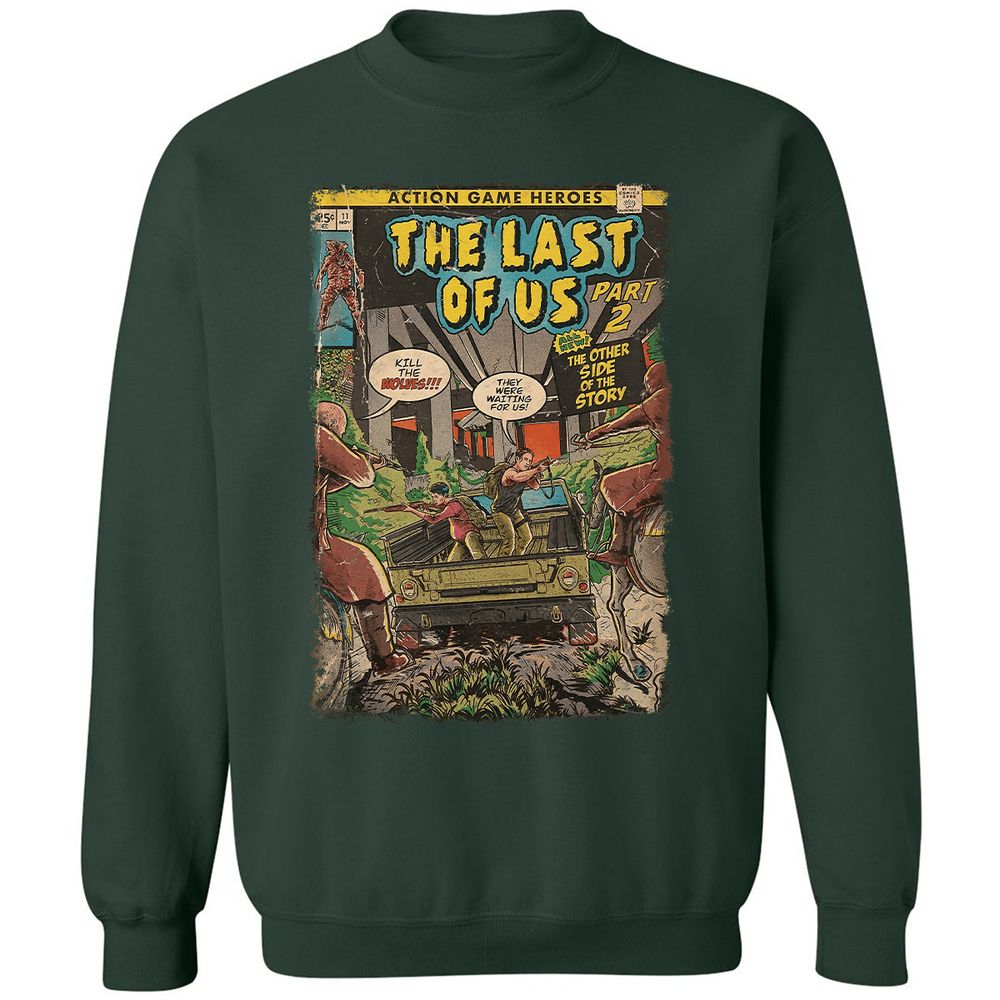 Classic Unisex Sweatshirt - FNRXBUWV - Forest Green - 4