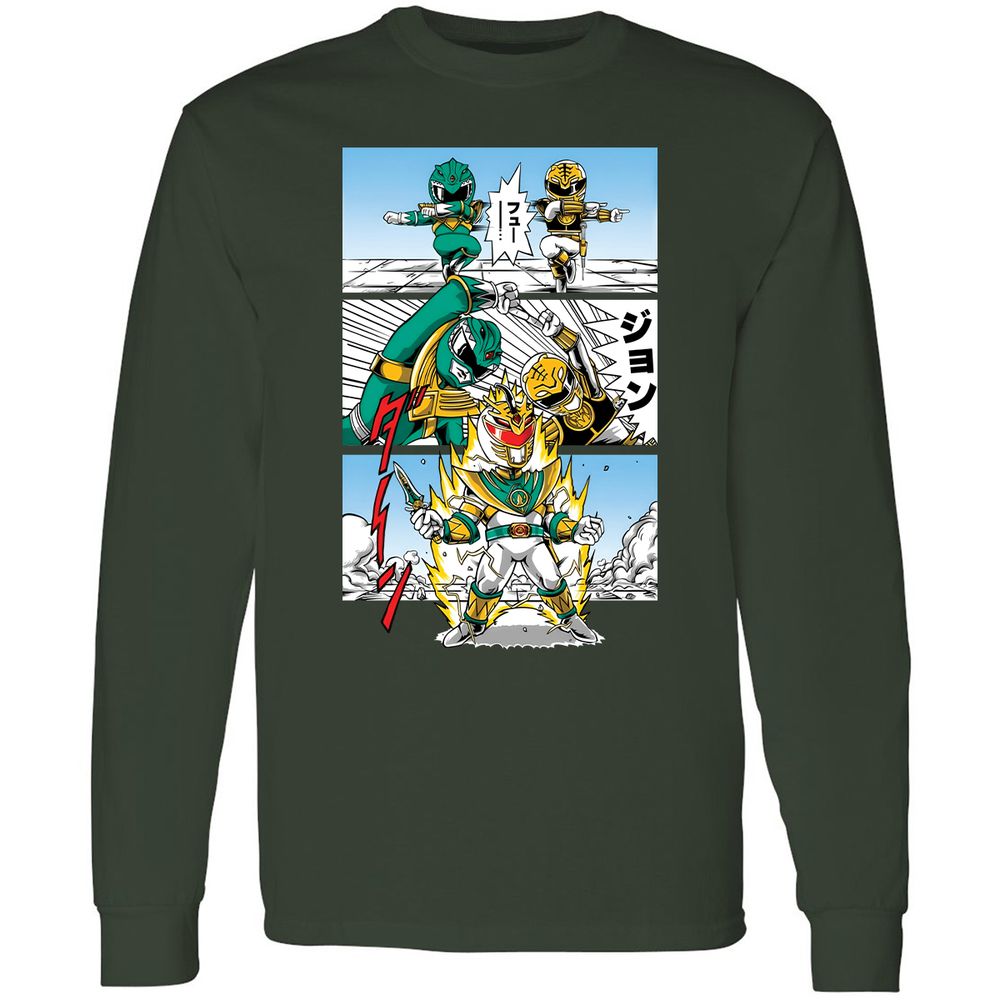 Long Sleeve T-Shirt - PFWEE8XE - Forest Green - 4