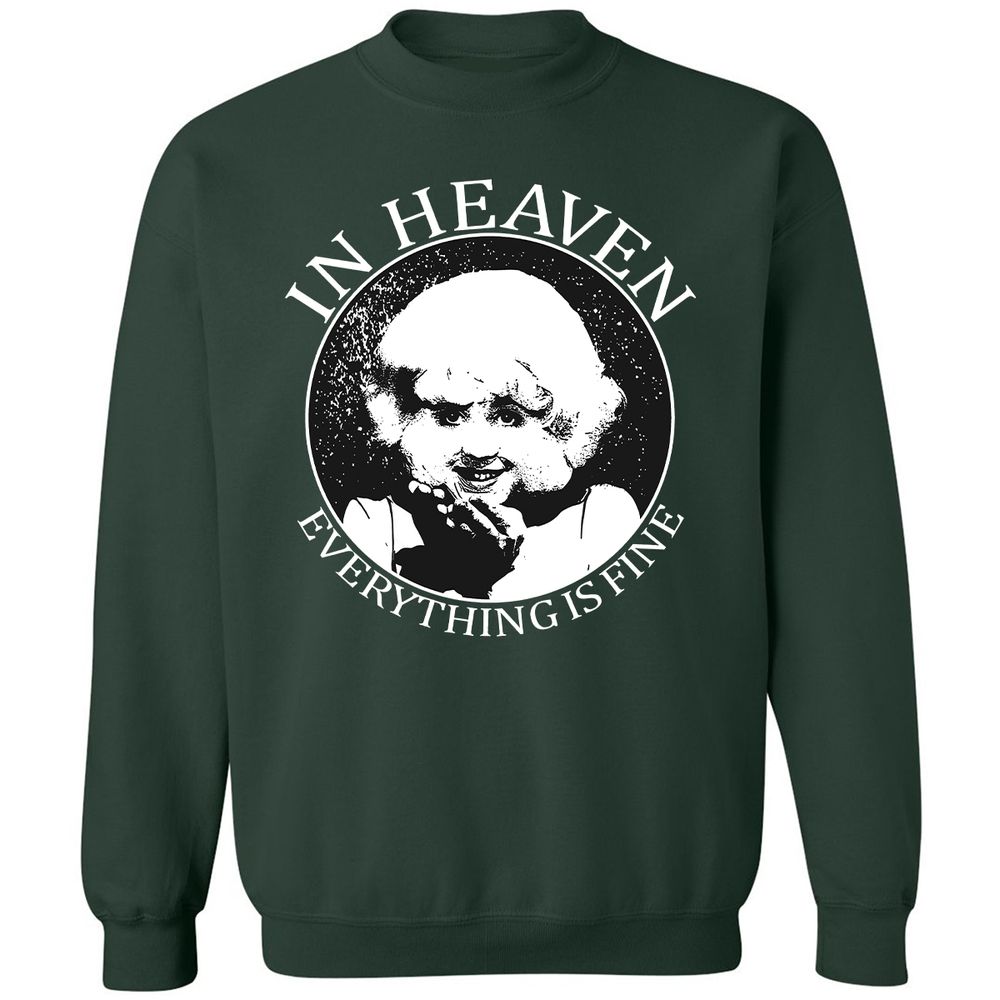 Classic Unisex Sweatshirt - WEH8E7PF - Forest Green - 4