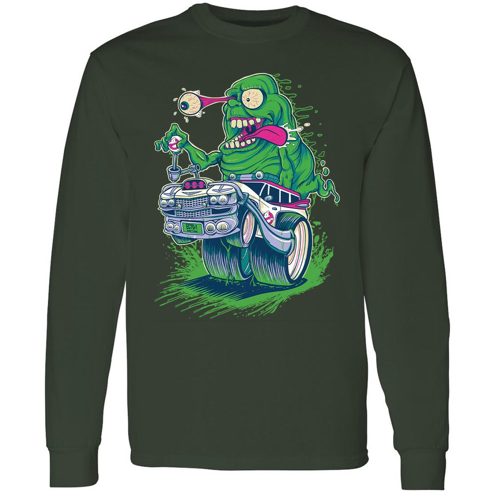 Long Sleeve T-Shirt - A2SYK1FV - Forest Green - 4