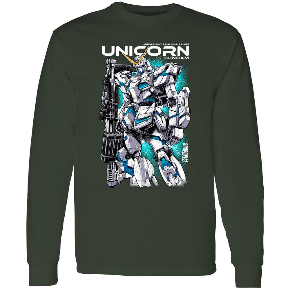 Long Sleeve T-Shirt - 6SL1FV9E - Forest Green - 4