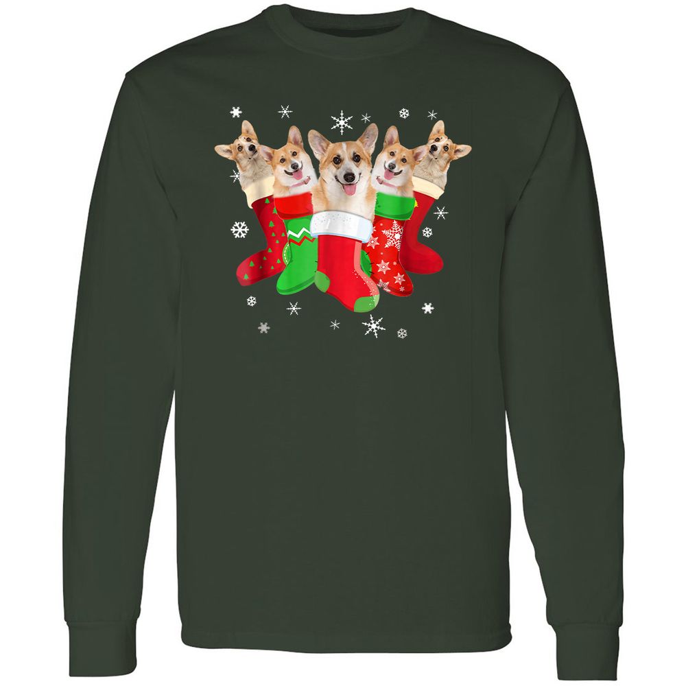 Long Sleeve T-Shirt - 1DFK3GPN - Forest Green - 4