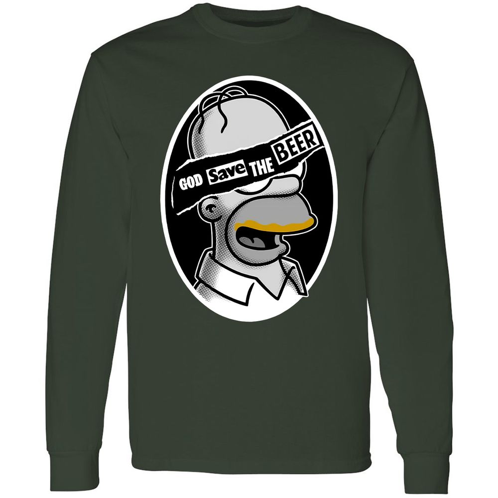 Long Sleeve T-Shirt - M942CUD8 - Forest Green - 4