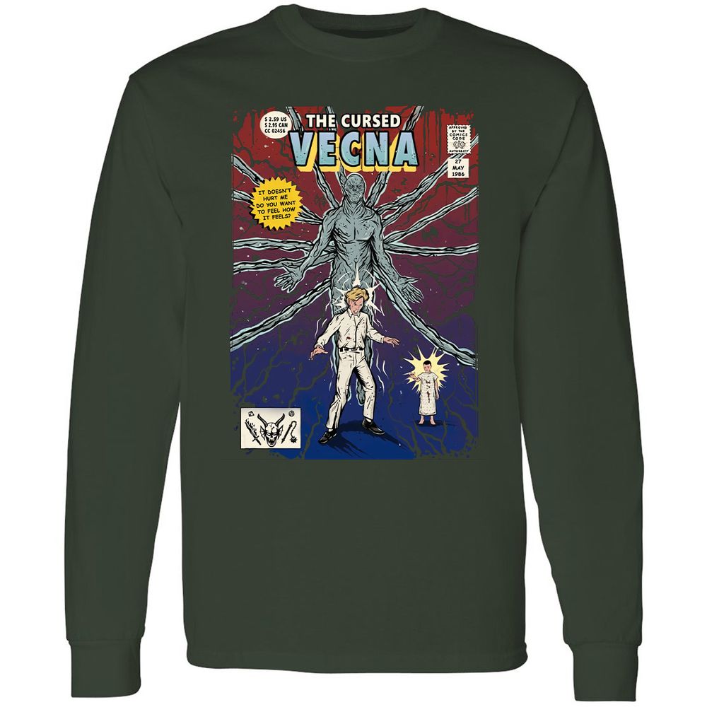 Long Sleeve T-Shirt - 8EVU1SXJ - Forest Green - 4