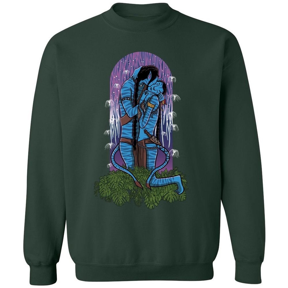 Classic Unisex Sweatshirt - TZXKM55P - Forest Green - 4