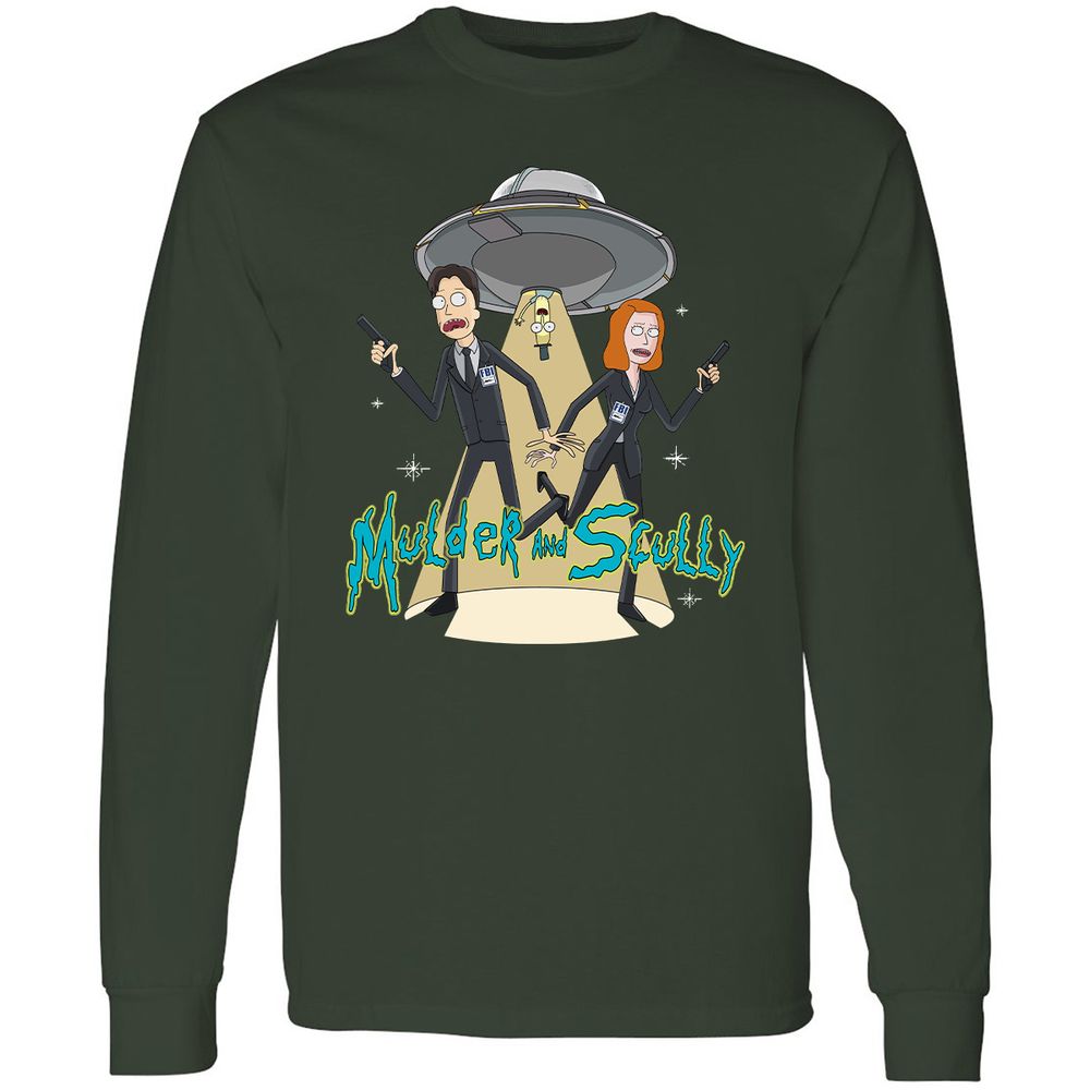 Long Sleeve T-Shirt - LL9NRCJK - Forest Green - 4