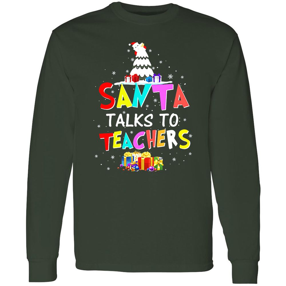 Long Sleeve T-Shirt - SNJHE9HS - Forest Green - 4