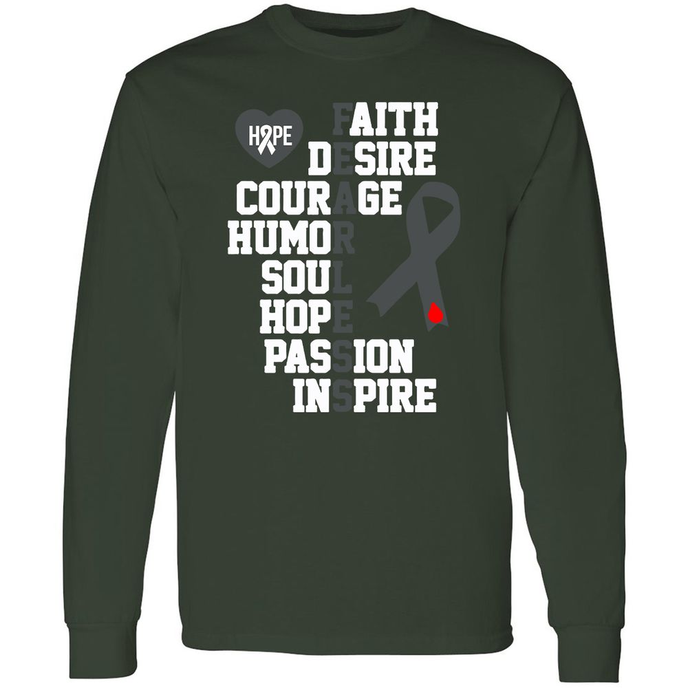 Long Sleeve T-Shirt - YZALFBHP - Forest Green - 4