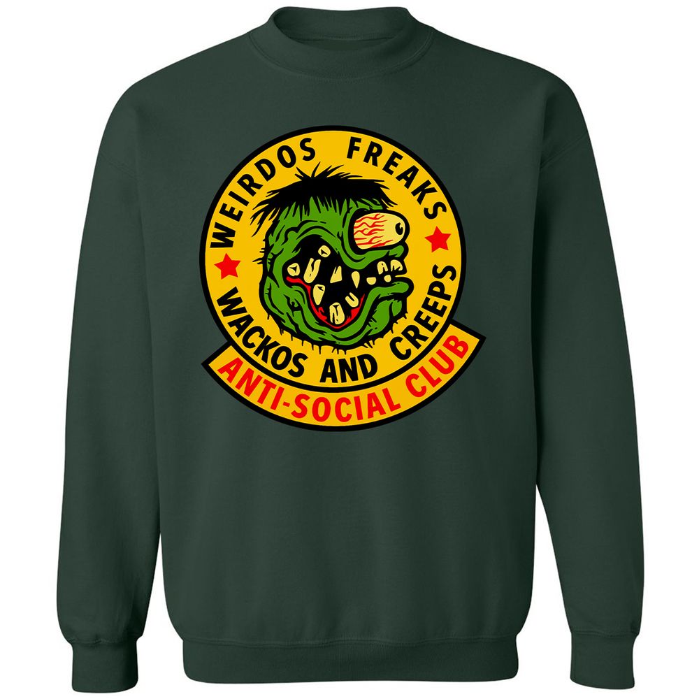 Classic Unisex Sweatshirt - U5H72MVH - Forest Green - 4