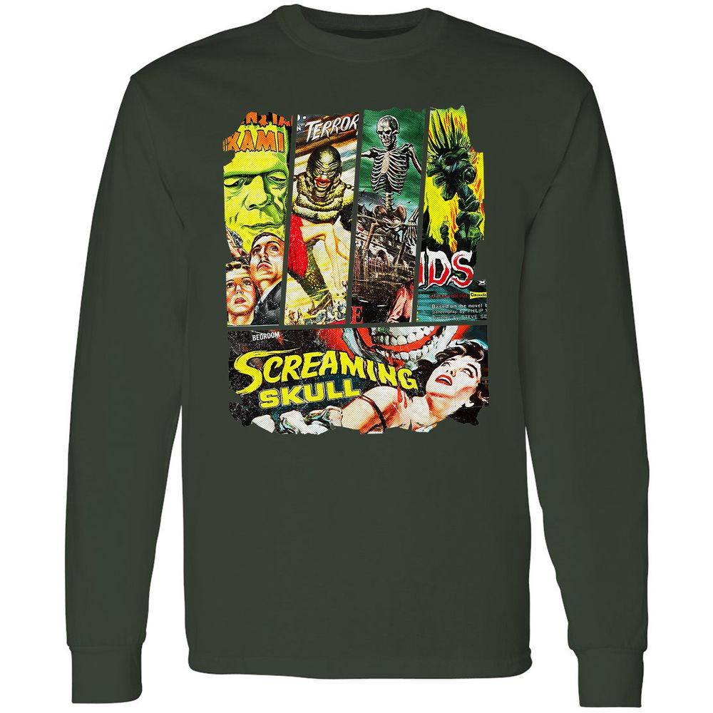 Long Sleeve T-Shirt - F1BWKCTL - Forest Green - 4