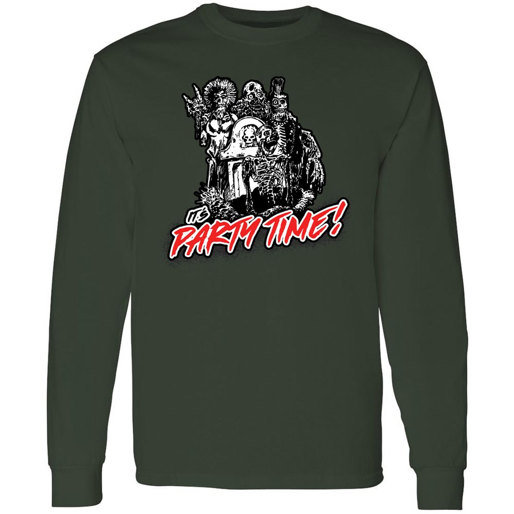 Long Sleeve T-Shirt - 5E4VYLKV - Forest Green - 4