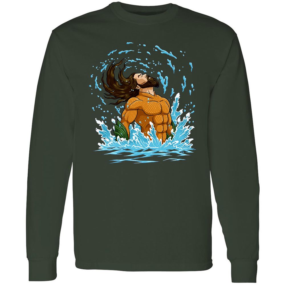 Long Sleeve T-Shirt - 5SEGJJNT - Forest Green - 4