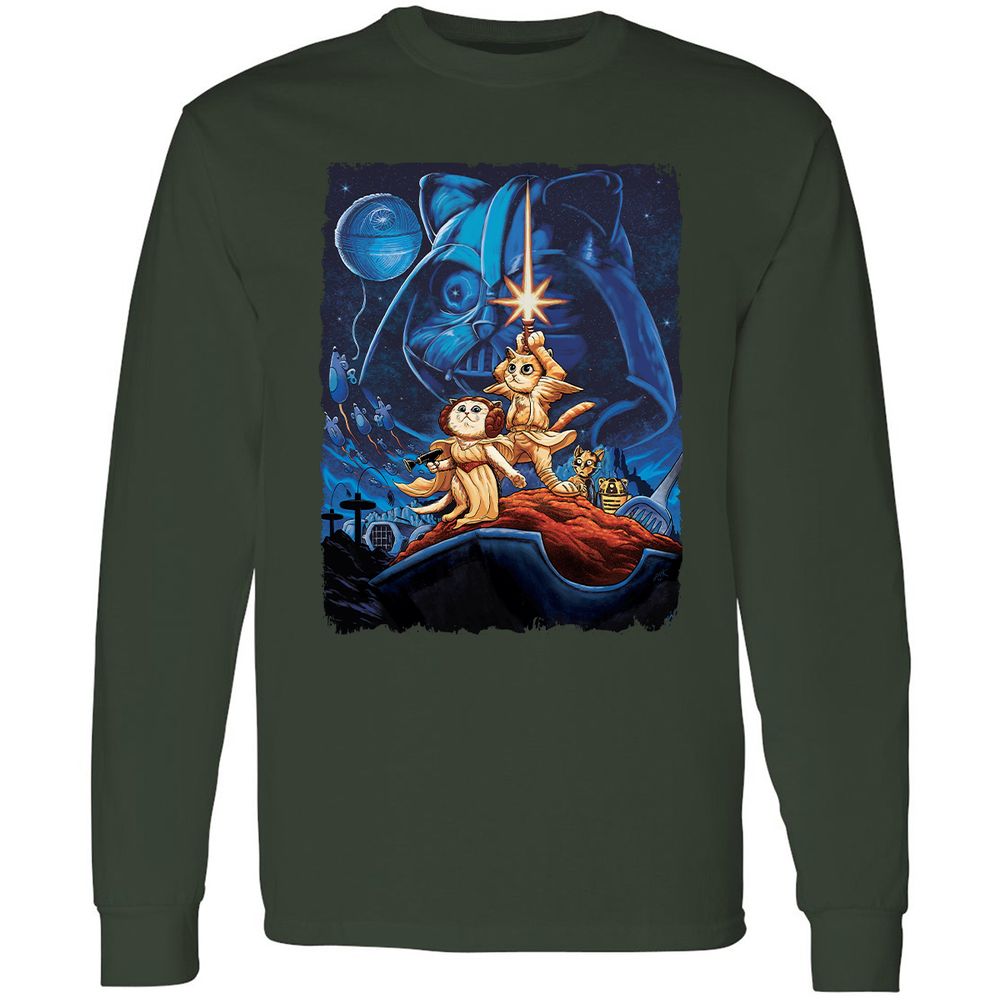 Long Sleeve T-Shirt - BX7Y6H8Y - Forest Green - 4