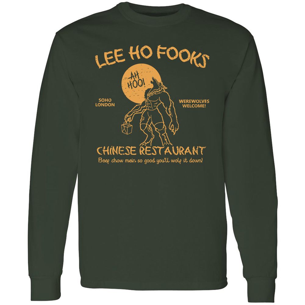 Long Sleeve T-Shirt - 3LQXNTVP - Forest Green - 4