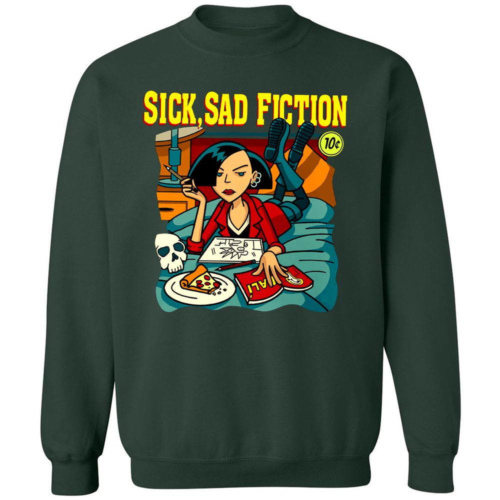 Classic Unisex Sweatshirt - E75WNK7K - Forest Green - 4