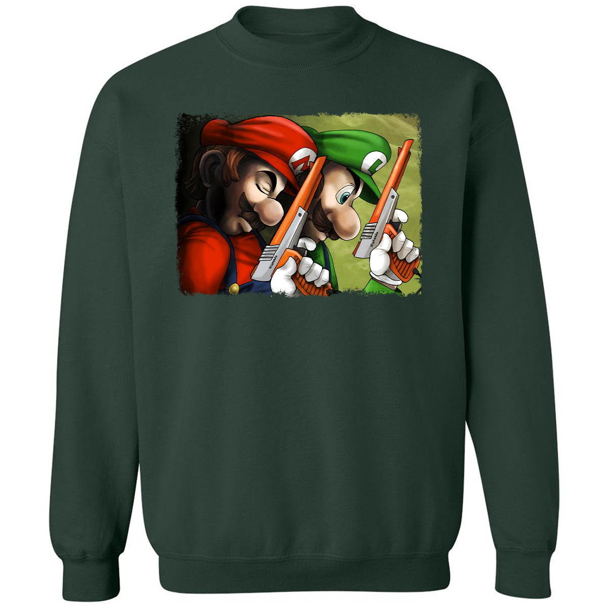 Classic Unisex Sweatshirt - FQP73TJR - Forest Green - 4