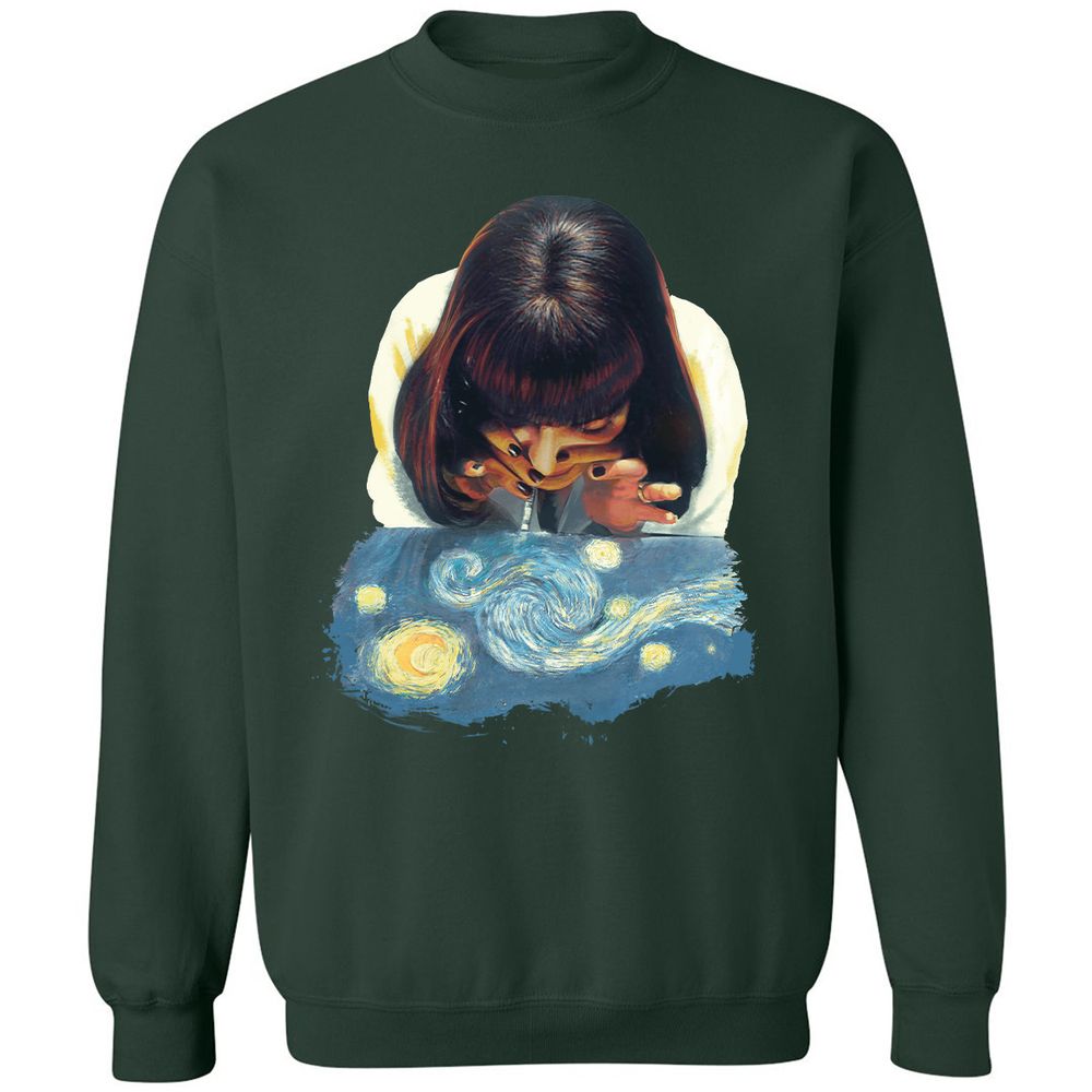 Classic Unisex Sweatshirt - WUQVQ8D1 - Forest Green - 4