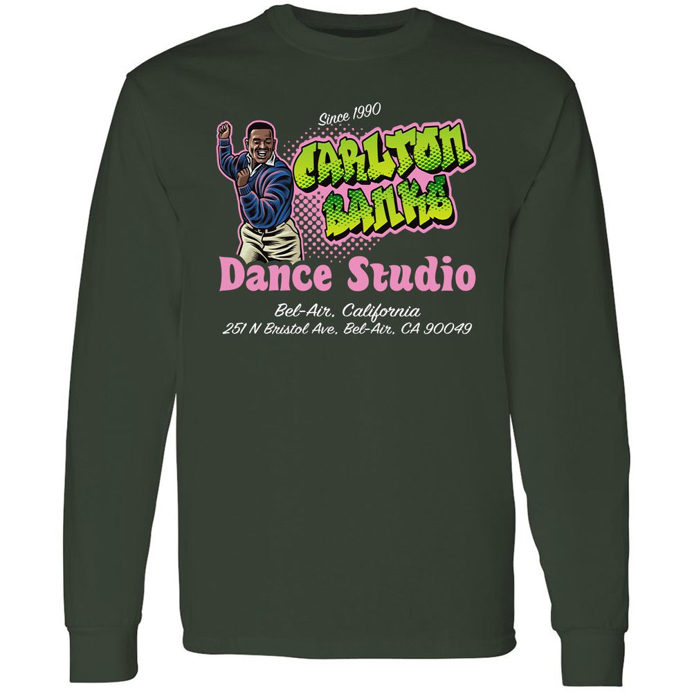 Long Sleeve T-Shirt - SA8RHNPQ - Forest Green - 4