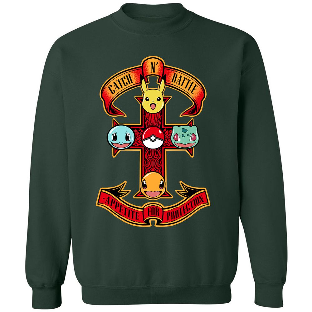 Classic Unisex Sweatshirt - X9W9XQ93 - Forest Green - 4