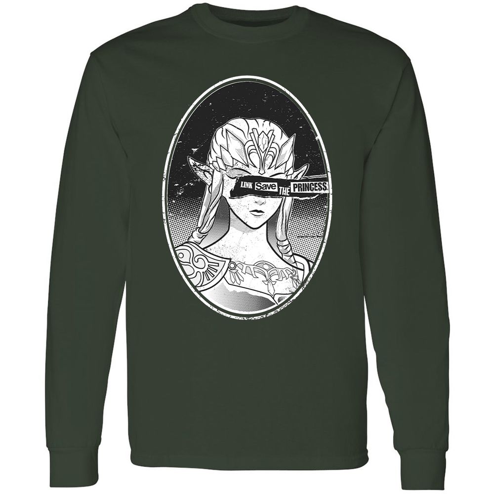 Long Sleeve T-Shirt - CL9VX4MZ - Forest Green - 4