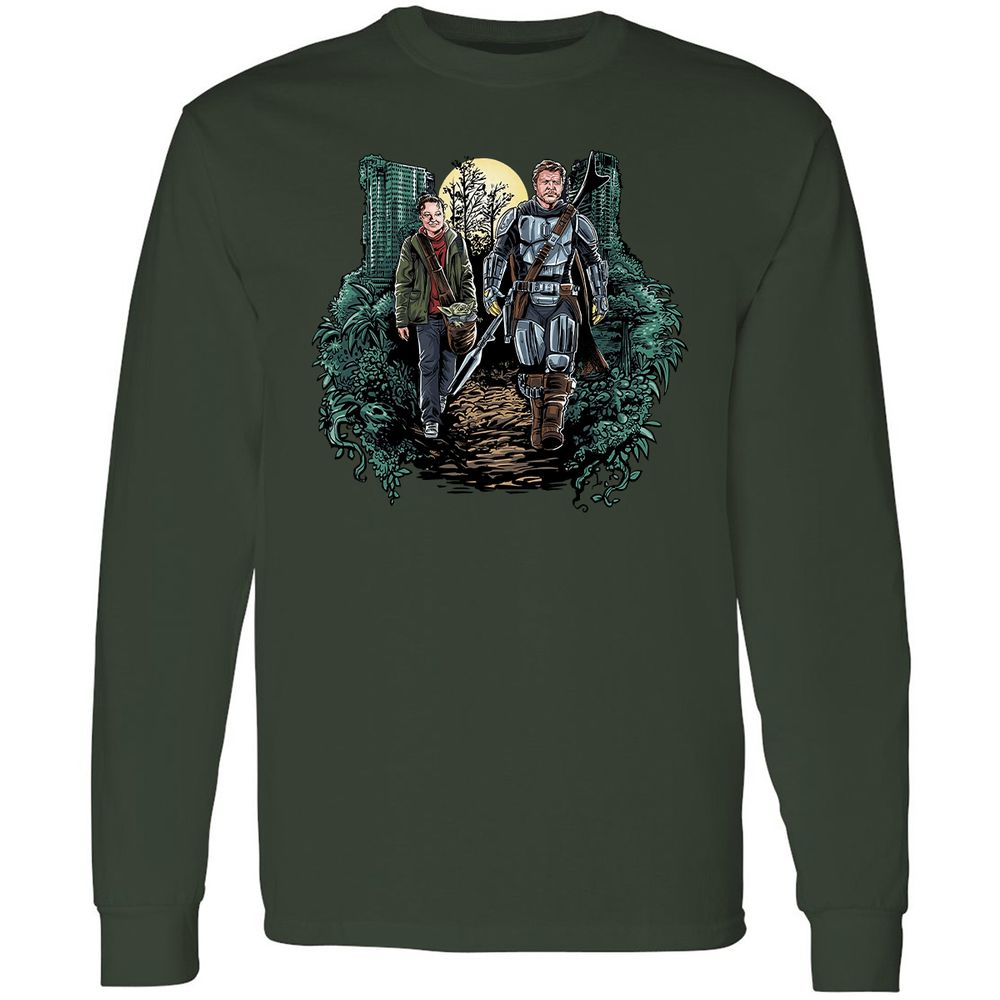 Long Sleeve T-Shirt - KNJF59S7 - Forest Green - 4