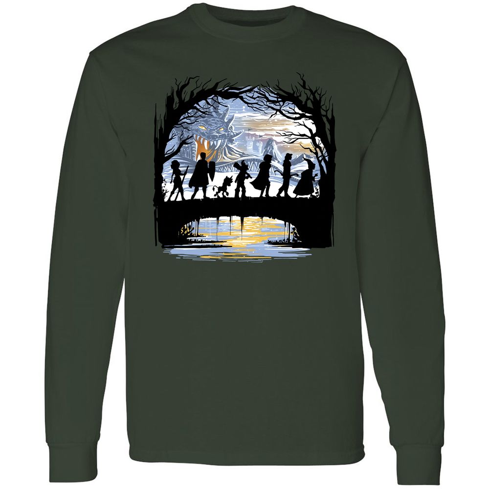 Long Sleeve T-Shirt - 6CL3C7PP - Forest Green - 4