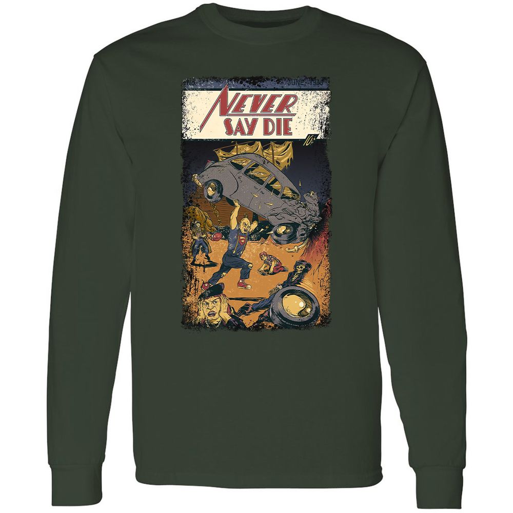 Long Sleeve T-Shirt - SA41AZAH - Forest Green - 4