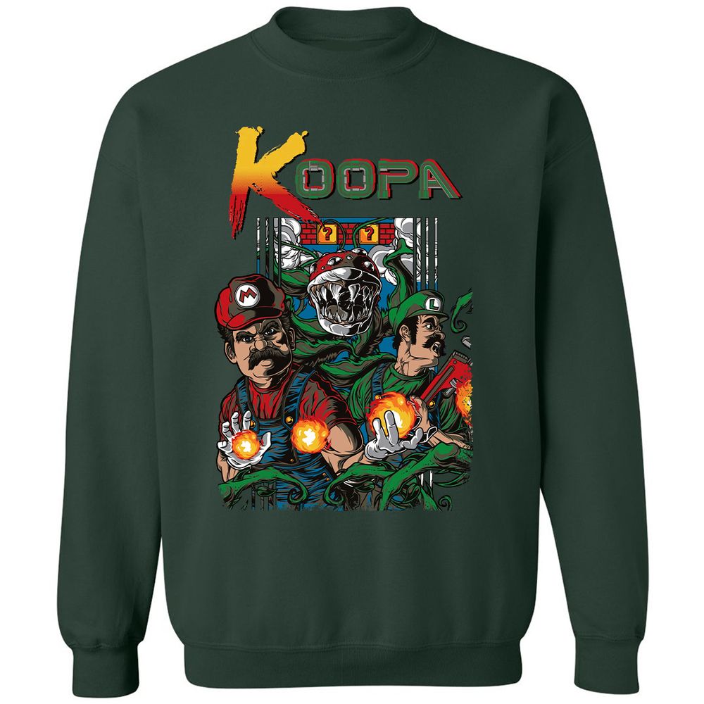Classic Unisex Sweatshirt - WVJVYK82 - Forest Green - 4