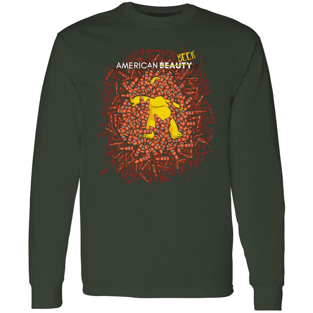 Long Sleeve T-Shirt - 9GGFJRUY - Forest Green - 4
