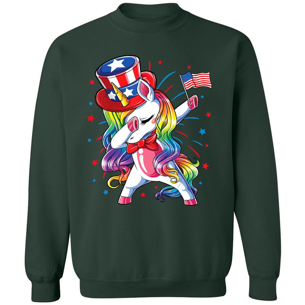 Classic Unisex Sweatshirt - YK7CVC3Z - Forest Green - 4