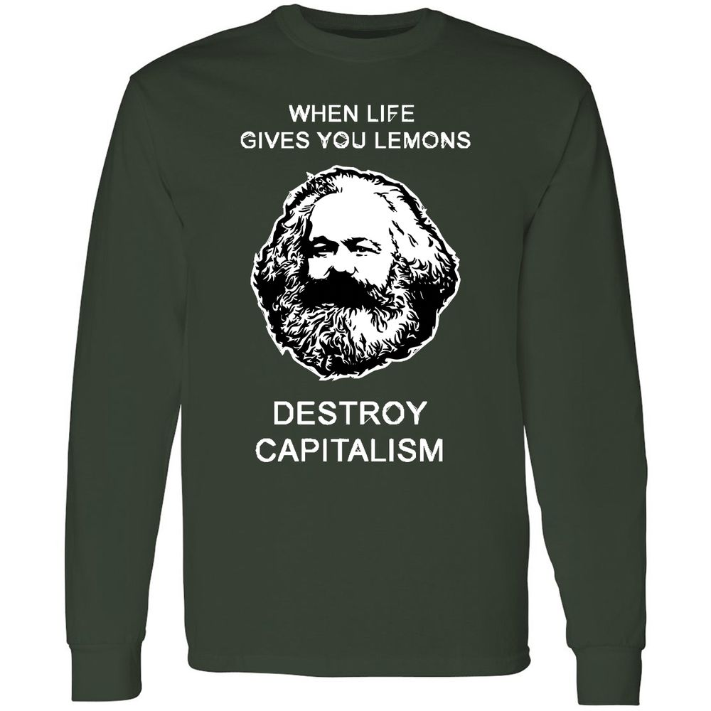 Long Sleeve T-Shirt - 5QRUPZBH - Forest Green - 4