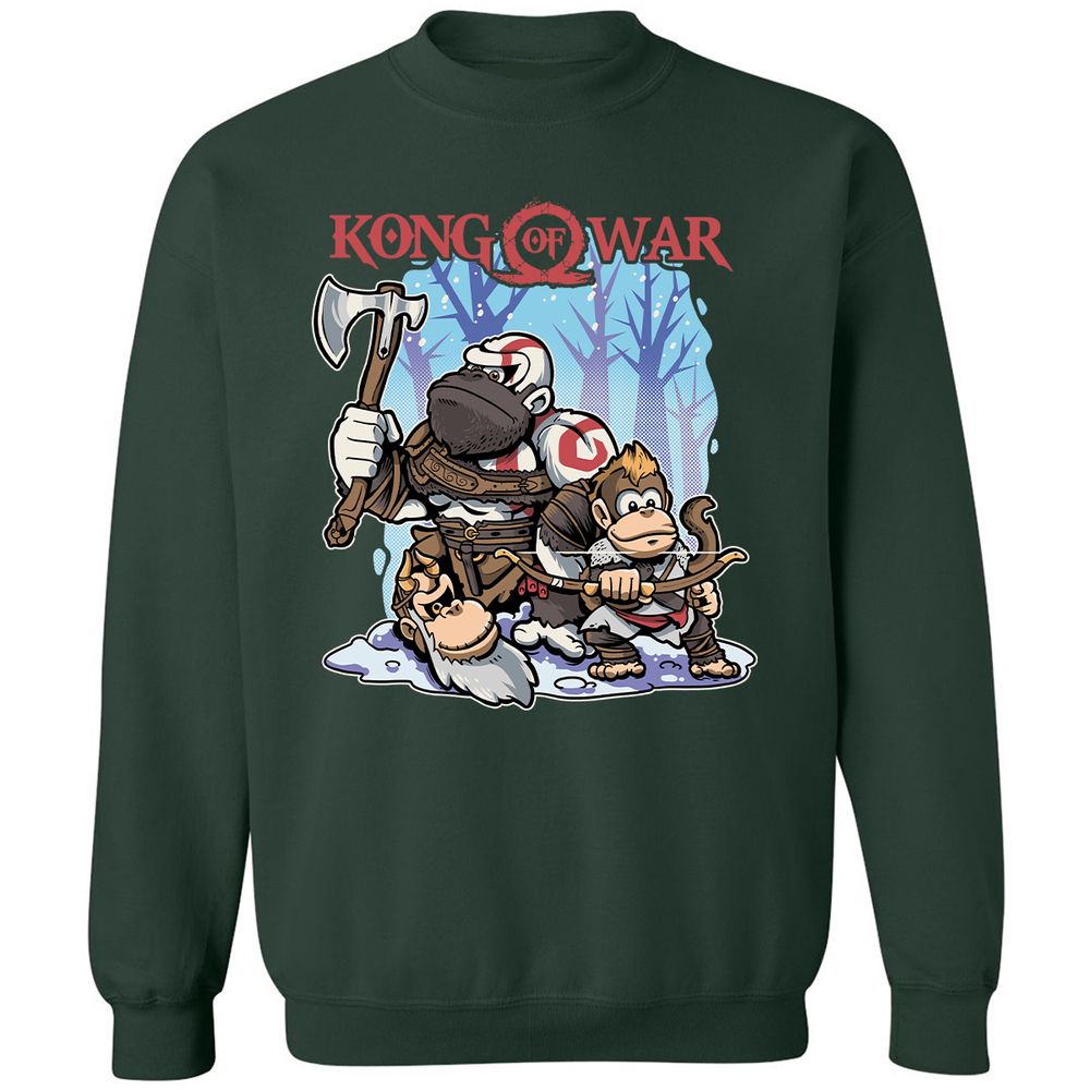 Classic Unisex Sweatshirt - U192Q5ZH - Forest Green - 4
