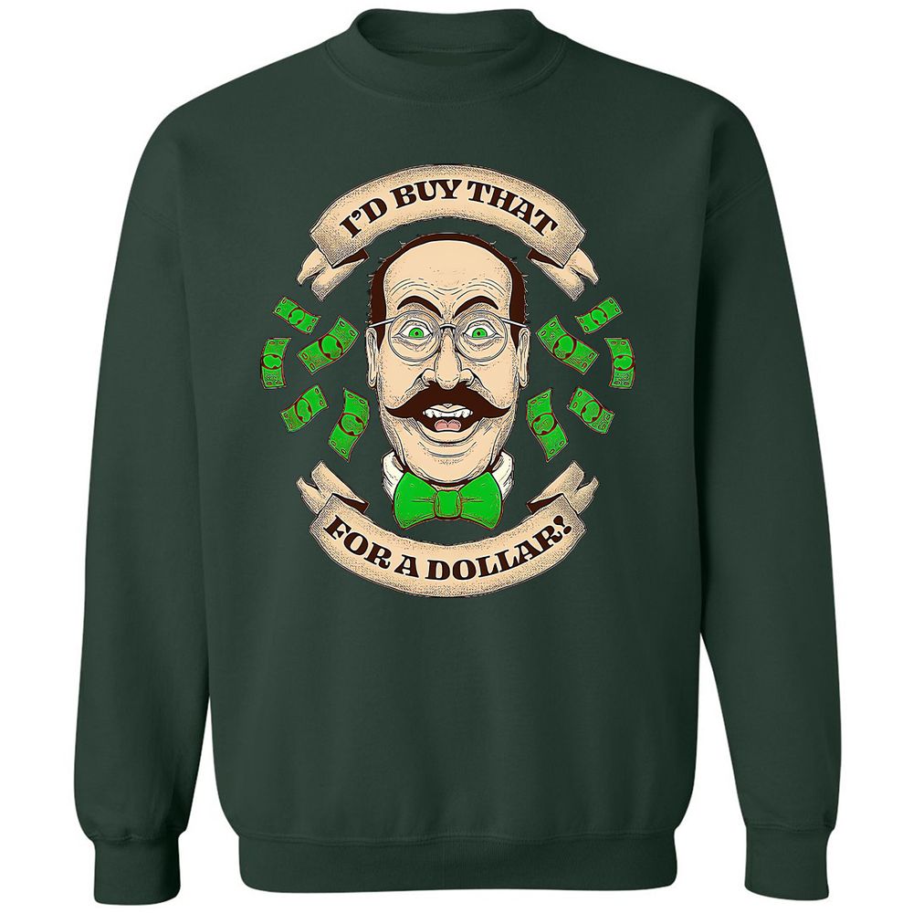 Classic Unisex Sweatshirt - 6UGH8FD6 - Forest Green - 4