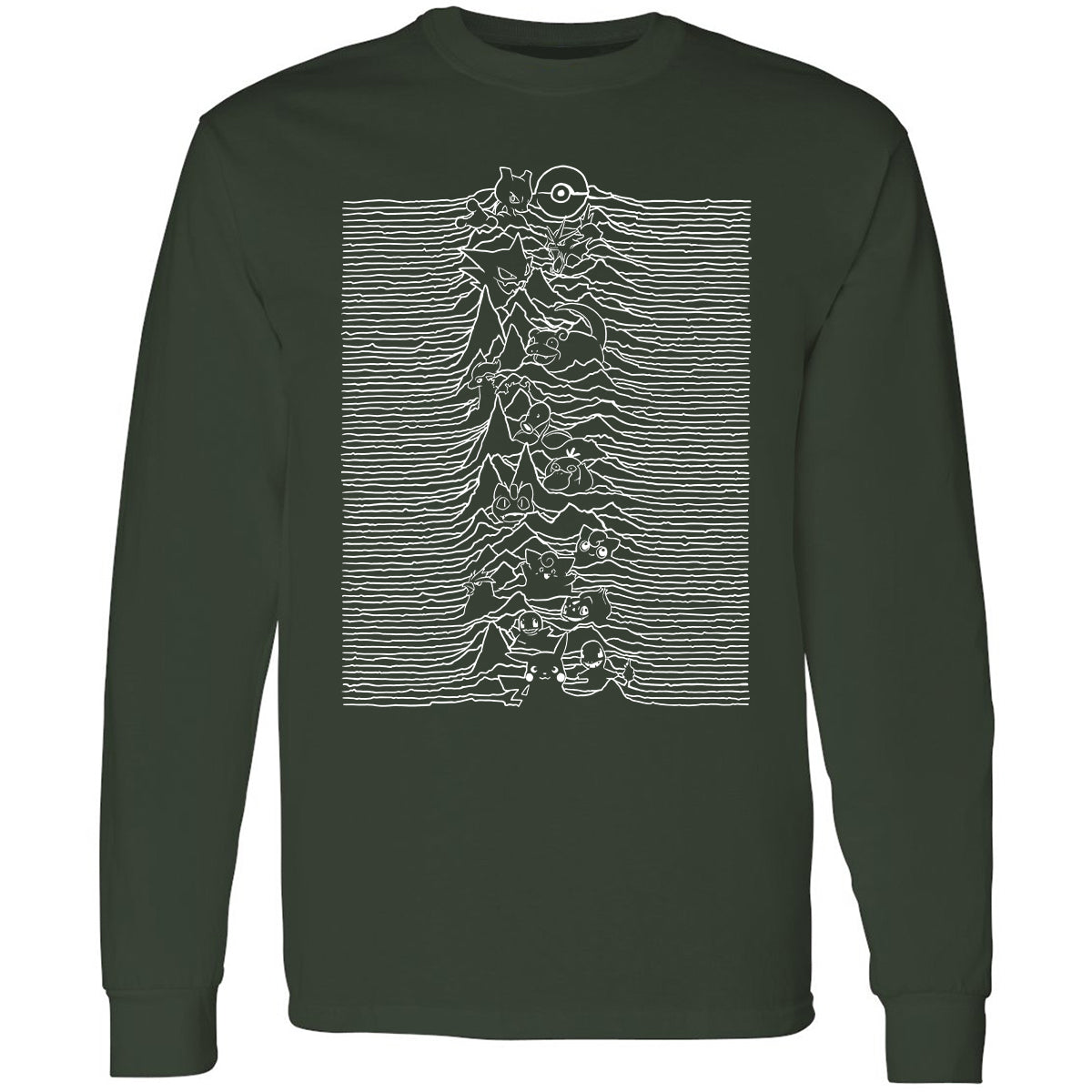 Long Sleeve T-Shirt - YN9ZQEBB - Forest Green - 4