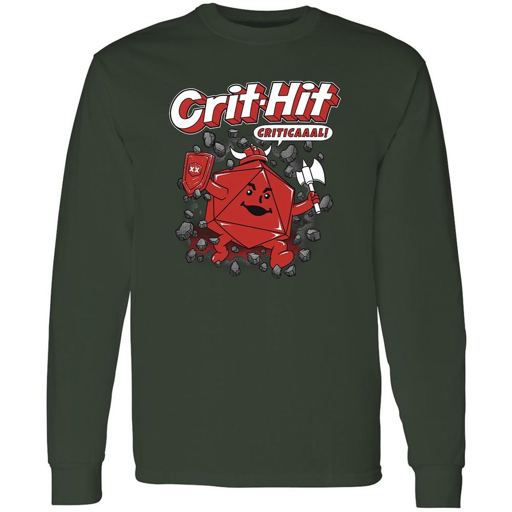 Long Sleeve T-Shirt - B5F6HTBN - Forest Green - 4