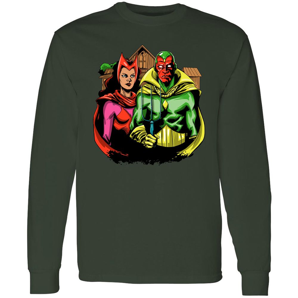 Long Sleeve T-Shirt - XSQTGYV9 - Forest Green - 4