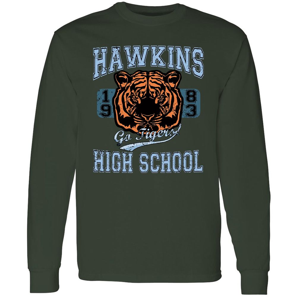 Long Sleeve T-Shirt - 51CY5ZMR - Forest Green - 4