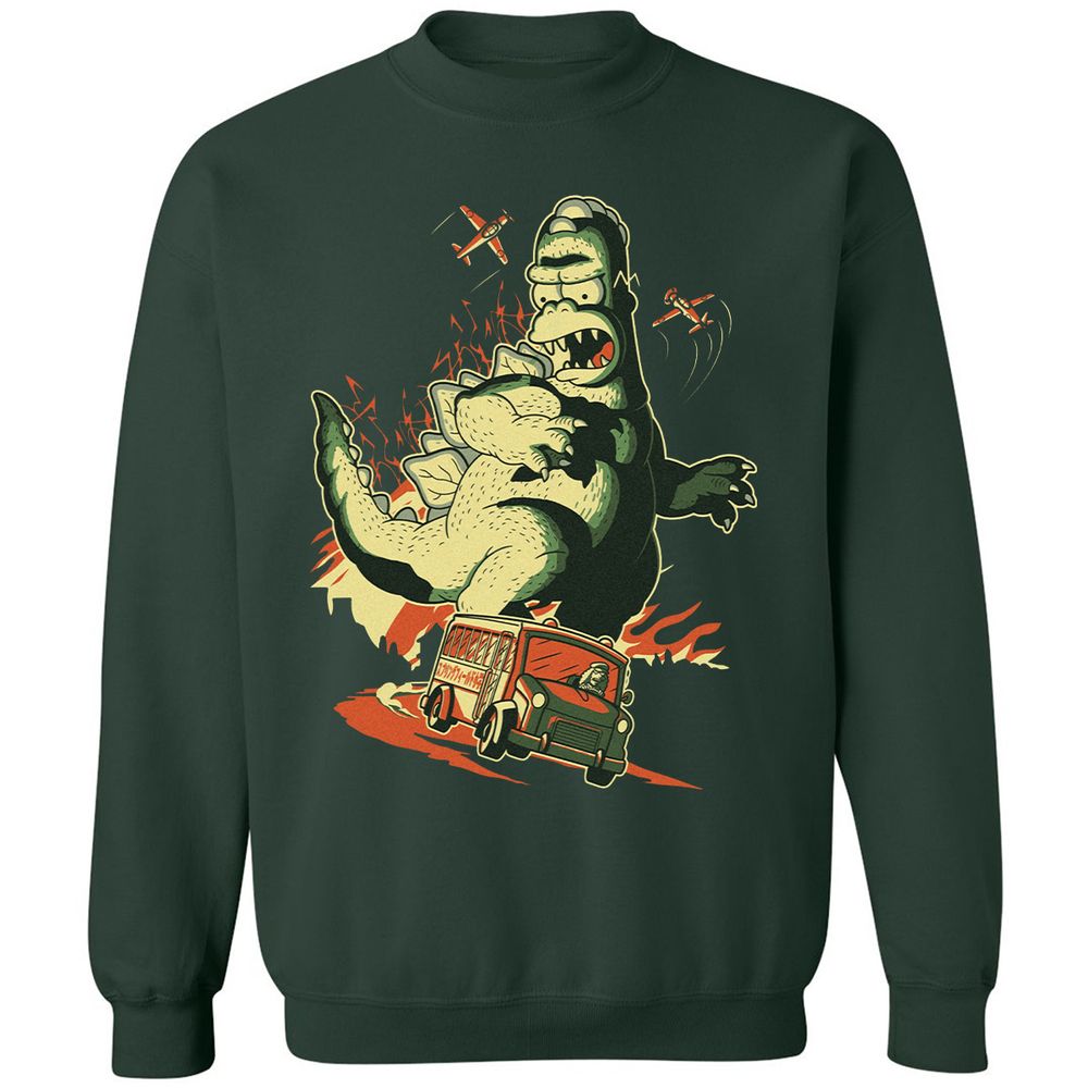 Classic Unisex Sweatshirt - 7BL3TVPR - Forest Green - 4