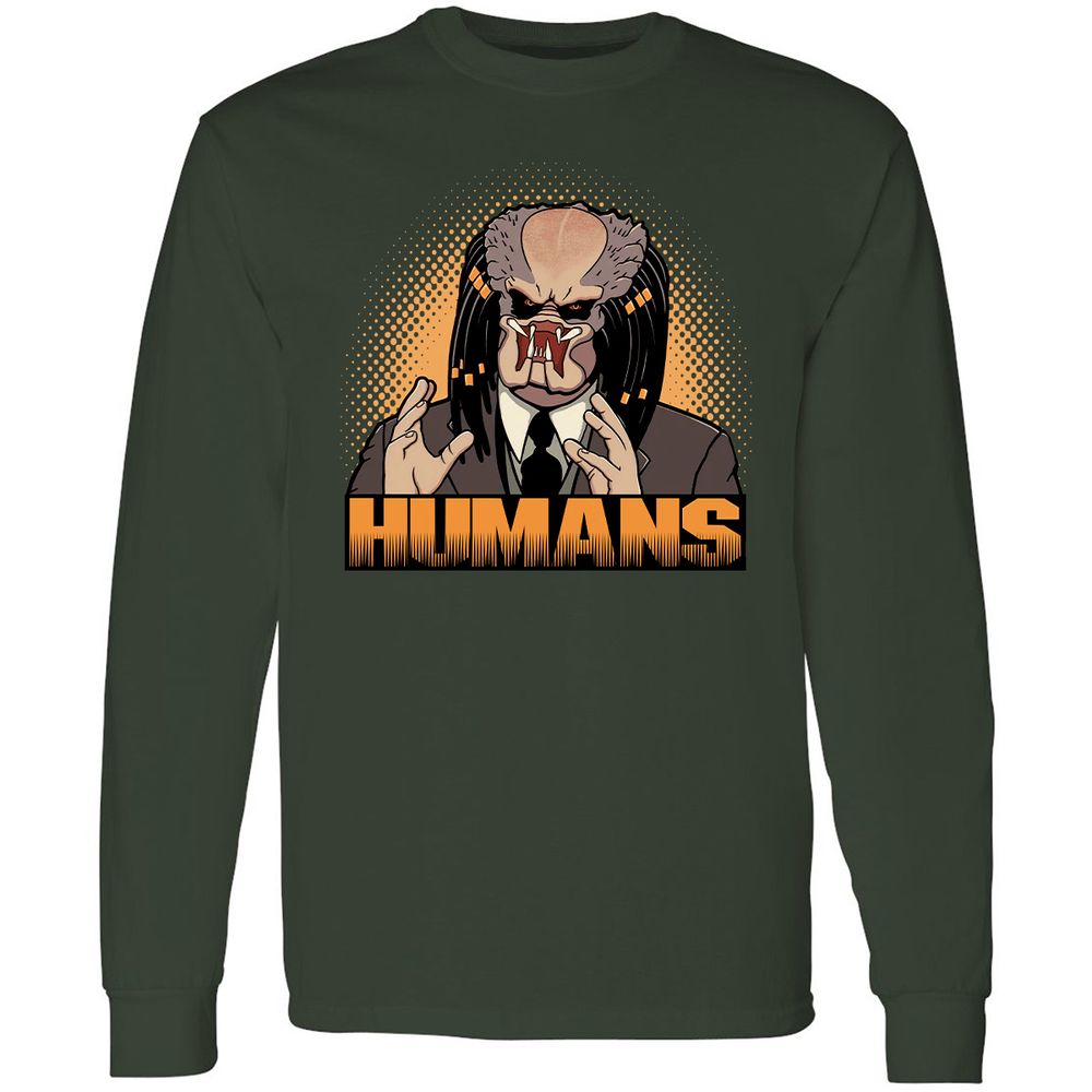 Long Sleeve T-Shirt - 3GALSJ6H - Forest Green - 4