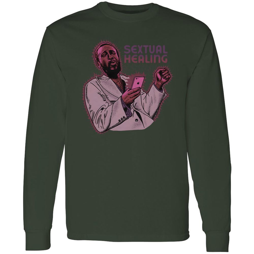 Long Sleeve T-Shirt - 9JD7FVGL - Forest Green - 4